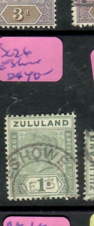 ZULULAND  (PP2305B)  QV  1/-   SG 26  ESHOWE     VFU