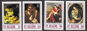 ST.HELENA SG523/6 1988 CHRISTMAS MNH