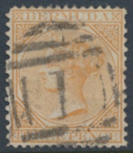 Bermuda SG 10  SC# 7  Used yellow buff  perf 14 x 12½  see details /scans