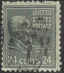 # 828 USED BENJAMIN HARRISON