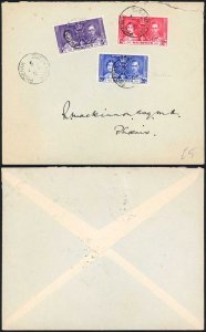 Mauritius 1937 Coronation FDC