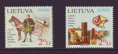 Lithuania Sc 865-6 2008 Europa stamp set mint NH