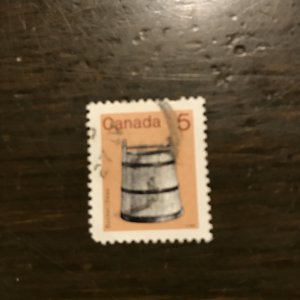 CANADA Scott 920 Used - 4¢ Bucket (7) - NG, VF/XF