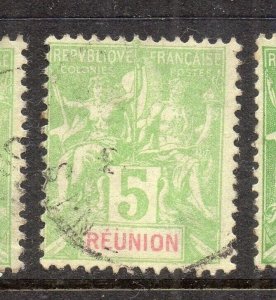 Reunion 1892 Early Issue Fine Used 5c. NW-230802