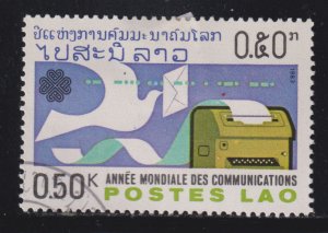 Laos 505 World Communications Year 1983