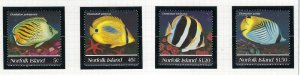 Norfolk Is 577-80 MNH 1995 Tropical Fish (ak3413)