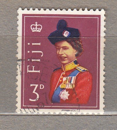 FIJI Definitive QEII 3d Used(o) #HS335