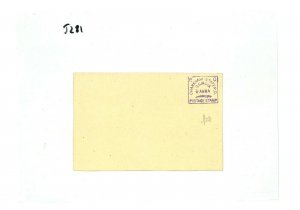 India States CHARKARI Unused 1/4a Postal Stationery Card {samwells-covers} GJ281