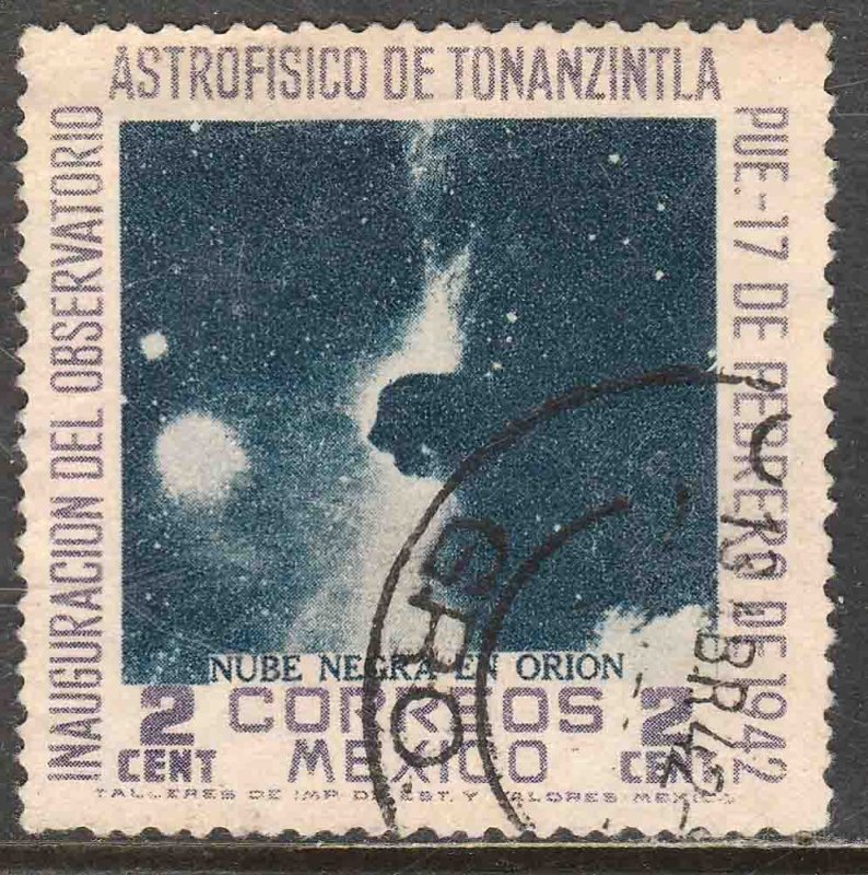 MEXICO 774, 2¢ Tonanzintla Observatory Astrophysics. USED. VF. (727)