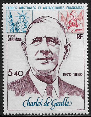 F.S.A.T. #C60 MNH Stamp - Charles de Gaulle