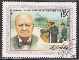 Liberia 693 Sir Winston Churchill 1974