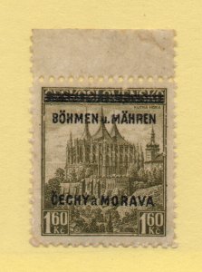 Bohemia & Moravia - Sc# 13 MLH/ ERROR _ Gum on Both Sides     /     Lot 0925234