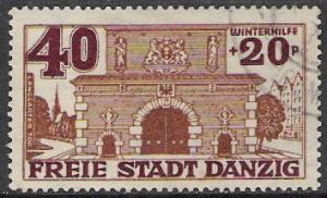 Danzig #B18 Semi-Postal Used