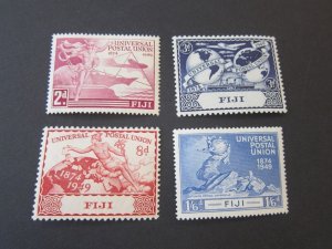 Fiji 1949 Sc 141-44 UPU set MH