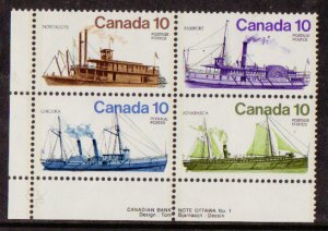 Canada - 1976 Canada ships Mint NH Set x 4  -10c - used