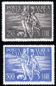 Vatican Stamps # C16-17 MVLH VF Scott Value $440.00