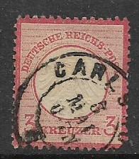 Germany Sc. #23 / Mi. # 25 3 Kreuzer Used L58