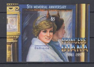 J45814 JL stamps  2002 dominca s/s mnh #2404 royality