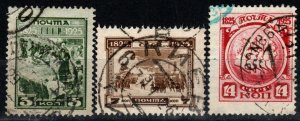 Russia #333-5 F-VF Used CV $10.25 (X6155)