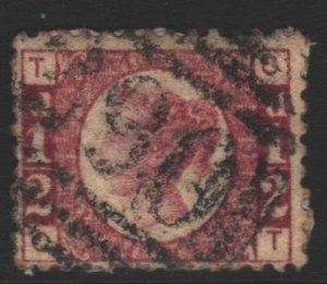 Great Britain Sc#58 Used - Plate 9 - on paper