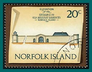 Norfolk Island 1974 Buildings III, 20c used  #167,SG144