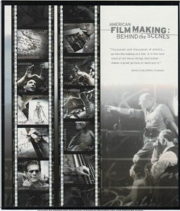 2003 American Filmmaking Films Sc 3772 full MNH sheet of 10 different Movies
