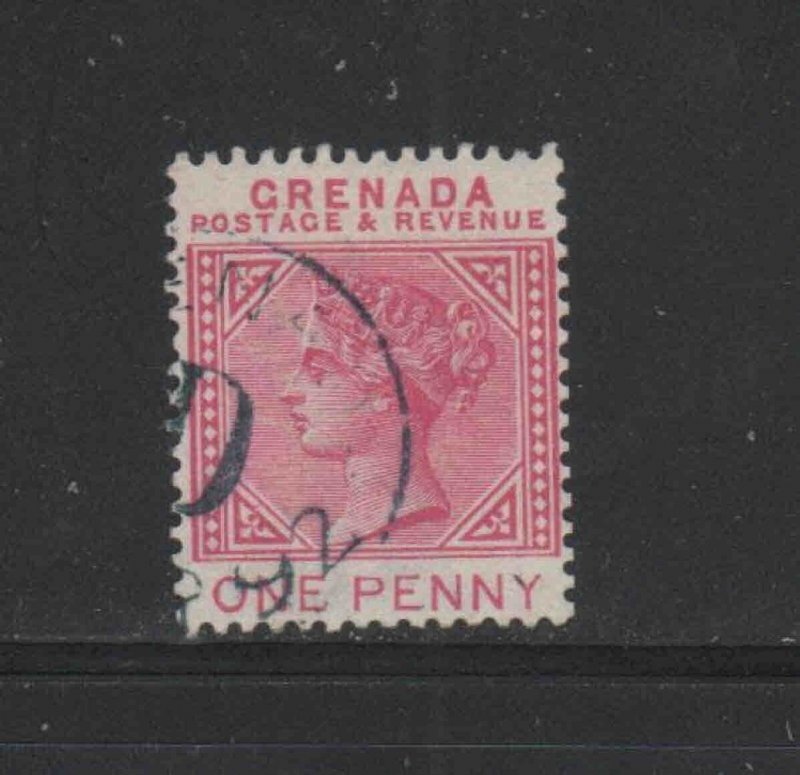 GRENADA #30 1887 1p QUEEN VICTORIA F-VF USED a