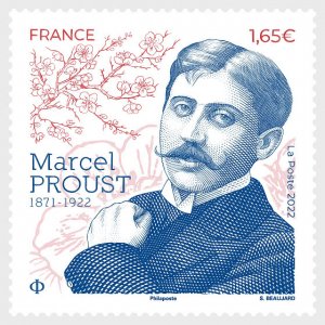 Stamps of France (Preorder) 2022 - Marcel Proust (1871-1922).