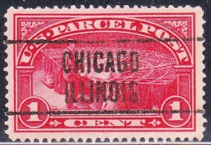 Precancel - Chicago, IL PSS LT6-E - Parcel Post Town and Type Issue