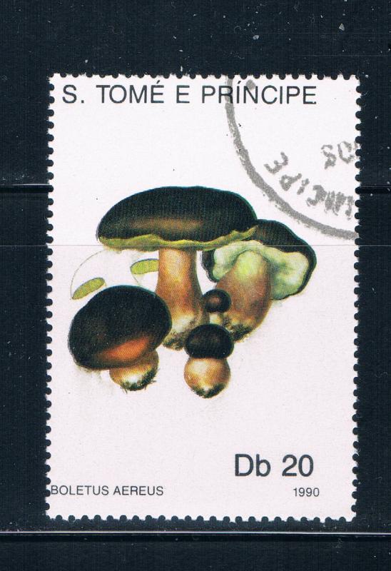Saint Thomas and Prince Is 938 Used Mushrooms ur (GI0328)+