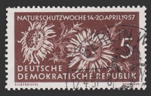 GERMANY DDR STAMP 1957. SCOTT # 325. USED