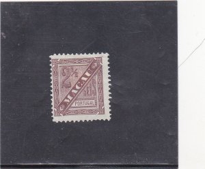 MACAU NEWSPAPER STAMP PERF. 12,5  AF #  46  (1893-94)    