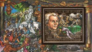 Guinea 1989 Mi#Block 345A French Revolution Robespierre Gold Perf.MNH