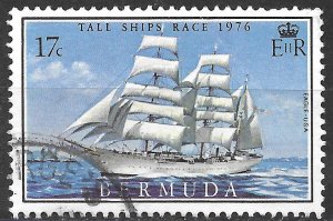 Bermuda Operation Sail Tall Ship US Eagle issue of 1976, Scott 339 Used