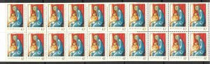 AUSTRALIA 1994 40c CHRISTMAS Issue Booklet w Pane of 20 Sc 1392a MNH