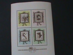 HUNGARY1962- SC#B228b 35TH STAMP DAY & 10TH ANNIV:  MABEOSZ  MNH VF-RARE