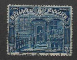 Belgium SC#121 Used F-VF SCV$55.00...Great Spot(s)!