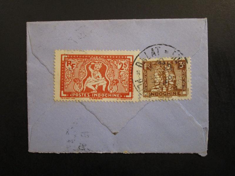 Indo China 1949 Cover To Cherbourg / Mini Cover - Z6445