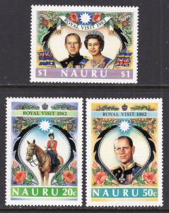 Nauru 257-259 MNH VF