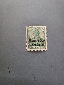 Stamps German Offices in Morocco Scott #32A hinged