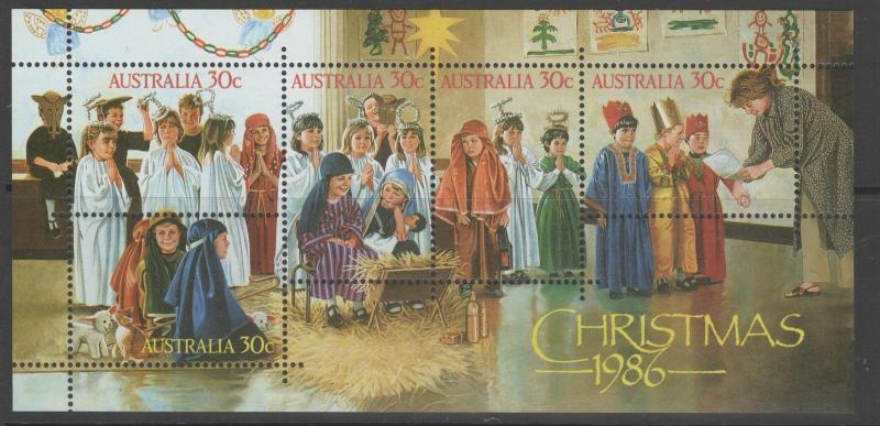 AUSTRALIA SGMS1043 1986 CHRISTMAS MNH