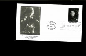 2002 First day Cover Masters of Amer.Photo. San Diego CA