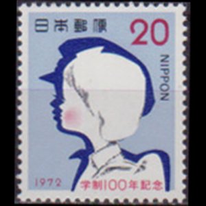 JAPAN 1972 - Scott# 1125 Modern Education Set of 1 NH