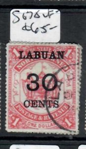 LABUAN ARMS 30C/$1    SG78     VFU        PPP0809H