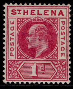 ST. HELENA EDVII SG54, 1d carmine, M MINT. Cat £15.