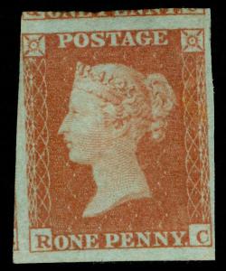 SG9, 1d pale red-brown, NH MINT. Cat £675+ RC