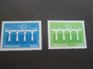 Monaco 1984 Sc 1424-5 set MNH