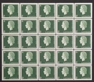 Canada 402a Mini Pane VF MNH