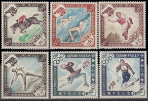 Scott #454-9 1960 Olympics MNH