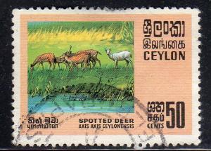 Ceylon 441 - Used - Axis Deer (cv $1.40)